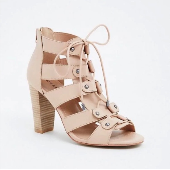 Rampage Lace Up Heels - Picture 1 of 6